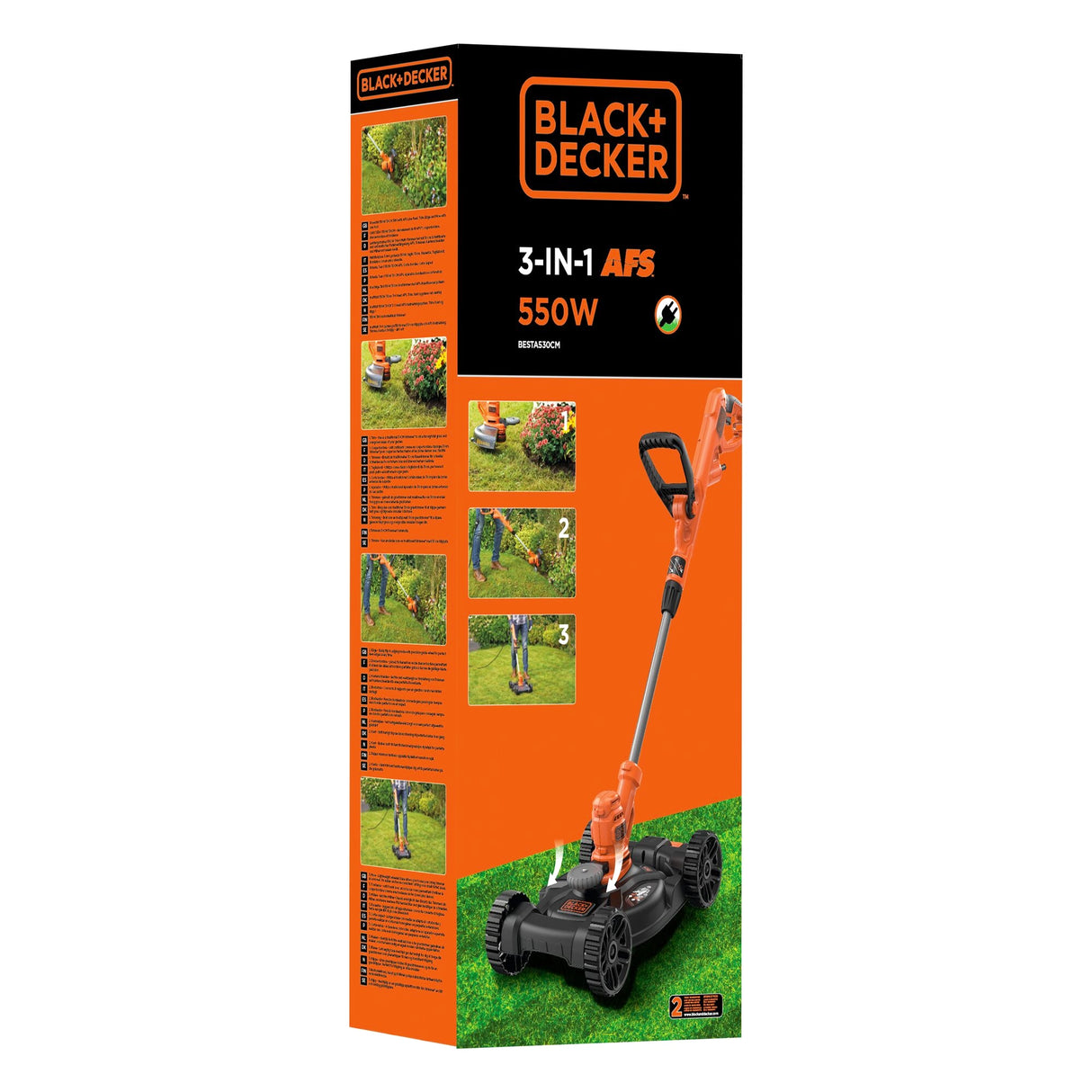 Tagliabordi 3 in 1 Black+Decker BESTA530CM-QS 550W