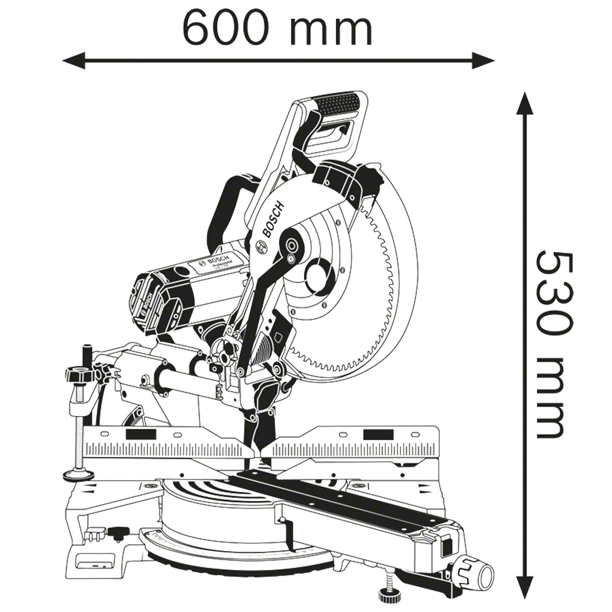 Máquina de corte radial Bosch GCM 12 SDE
