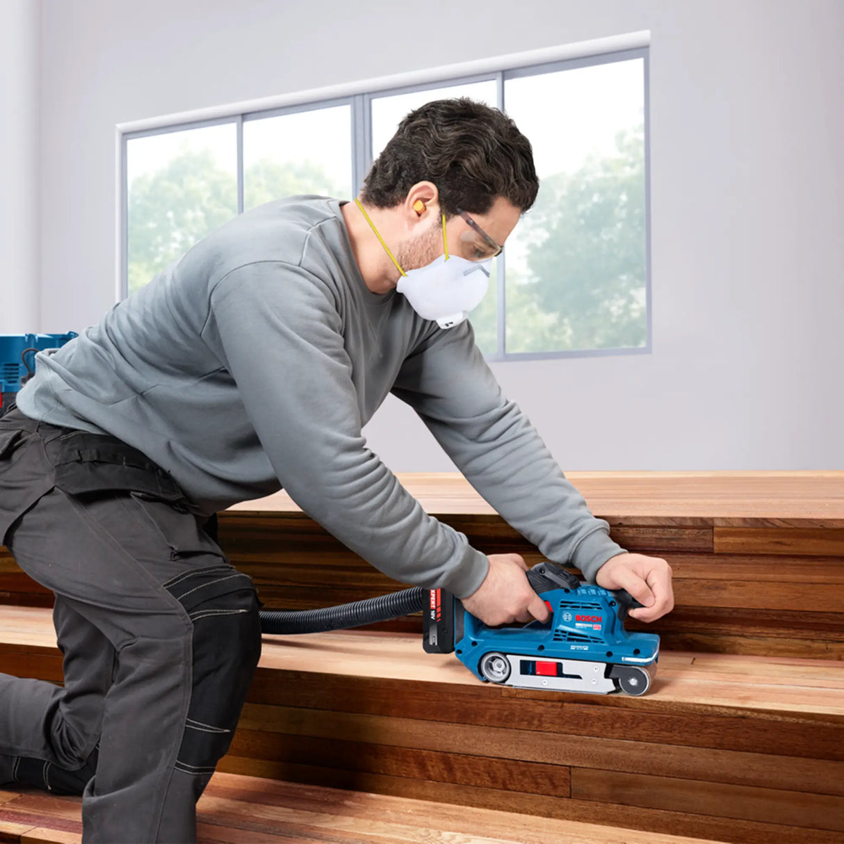 Levigatrice a nastro Bosch PRO GBS 18V-75