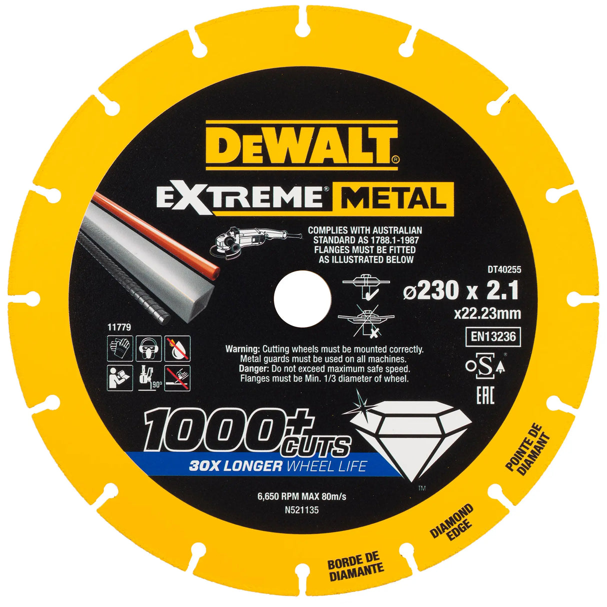 Disco de corte Dewalt DT40255-QZ