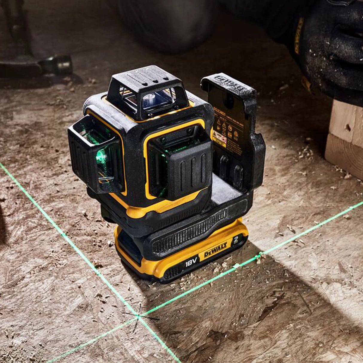 Livella Laser verde Dewalt DCLE34031D1-QW 18V 2Ah