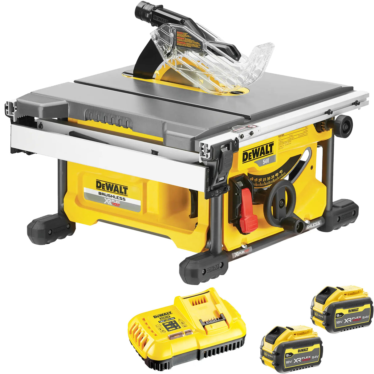 Sega a Banco Dewalt DCS7485T2-QW 54V 6Ah