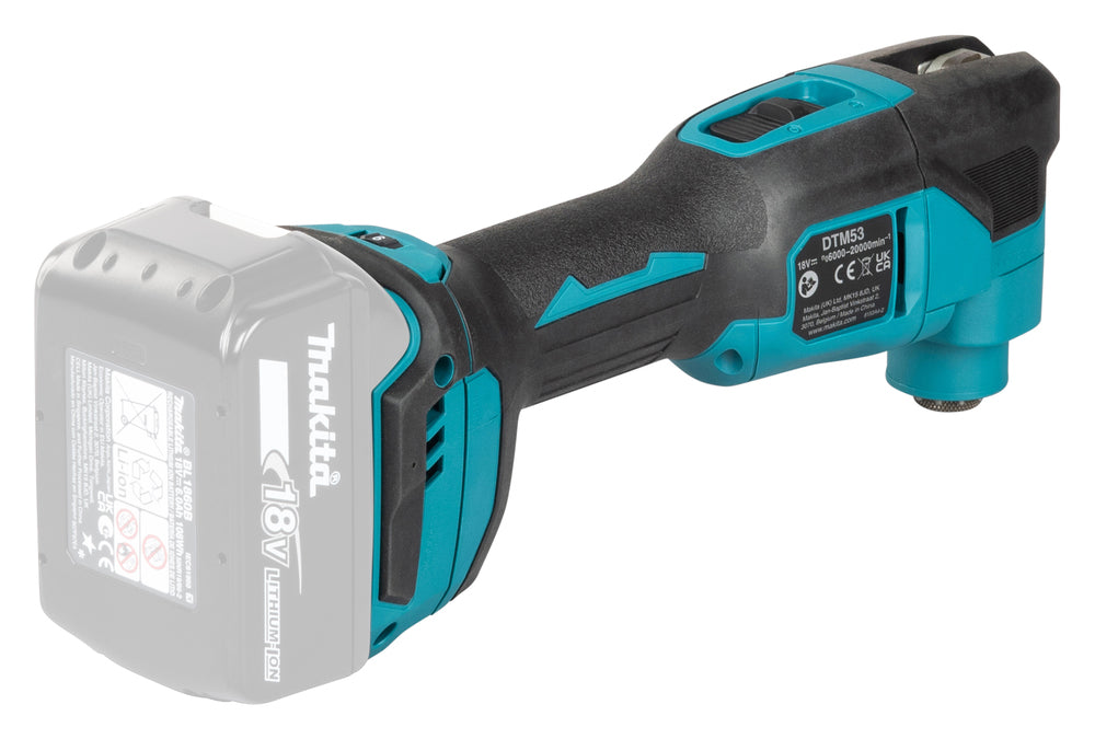 DTM53ZX1 - Herramienta multifunción Makita DTM53ZX1 18V - Imagen 5