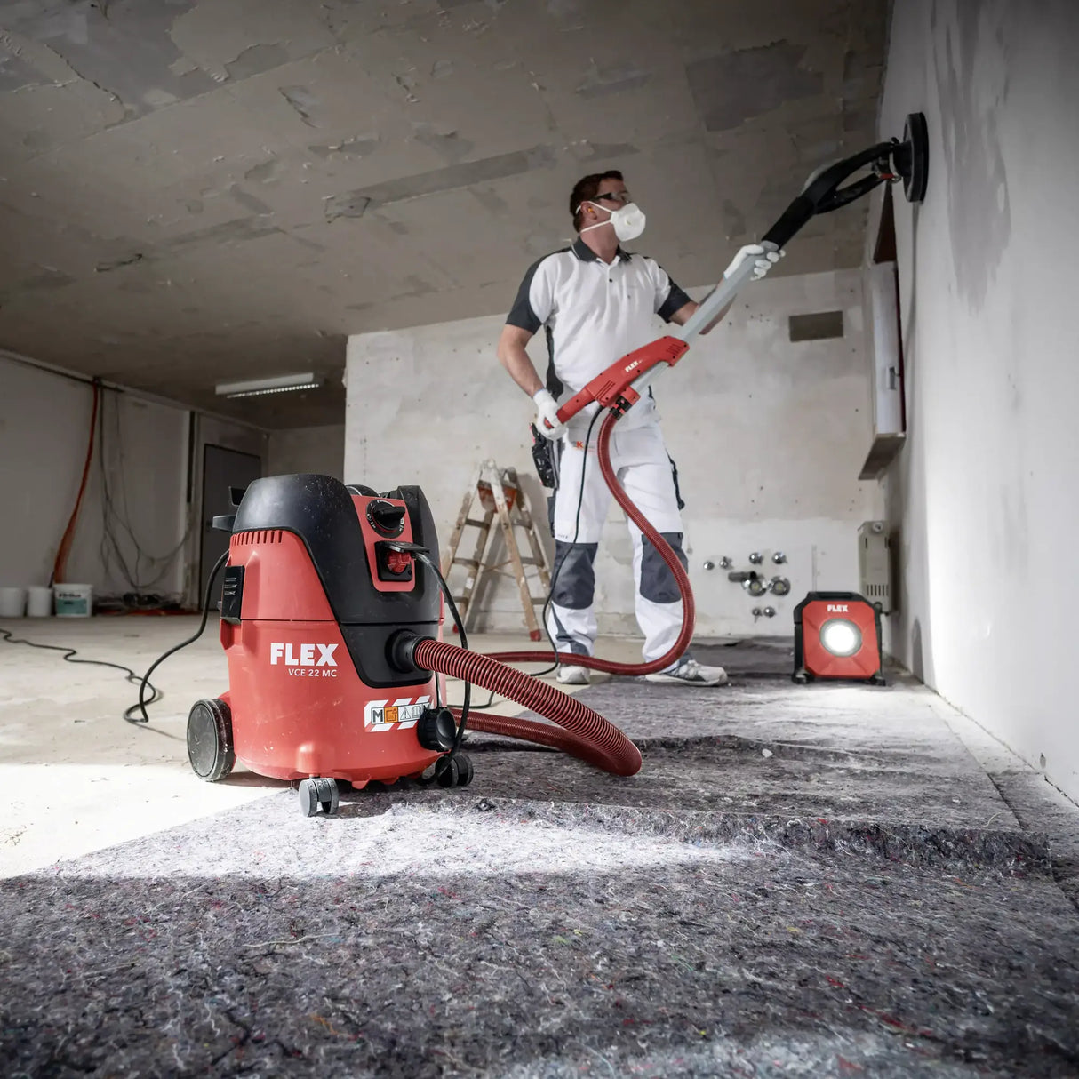 Combo Levigatrice Aspirapolvere Flex GE 5 + VCE 22 M MC