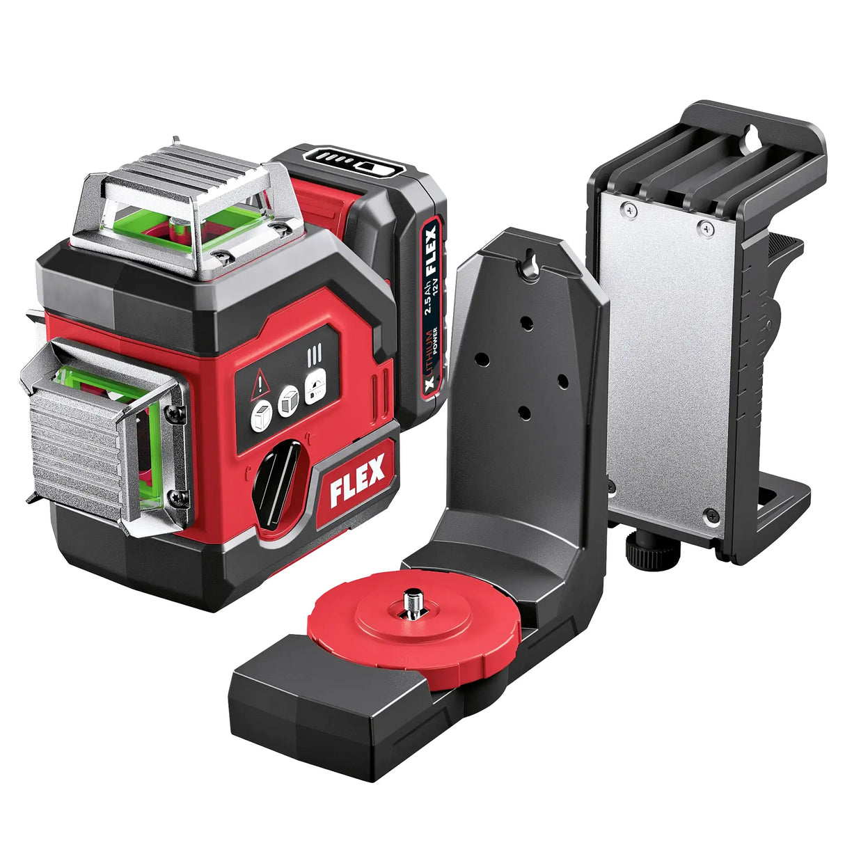 Kit Laser a croce Flex ALC 3/360-G/R 12V 2.5Ah