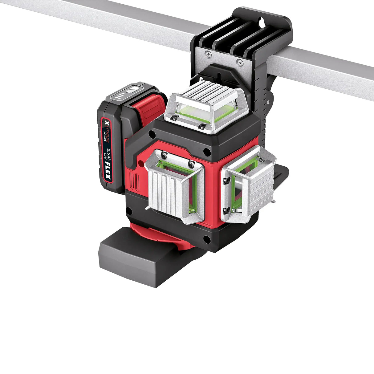 Laser a croce Flex ALC 3/360-G/R 12 Set 12V 2.5Ah