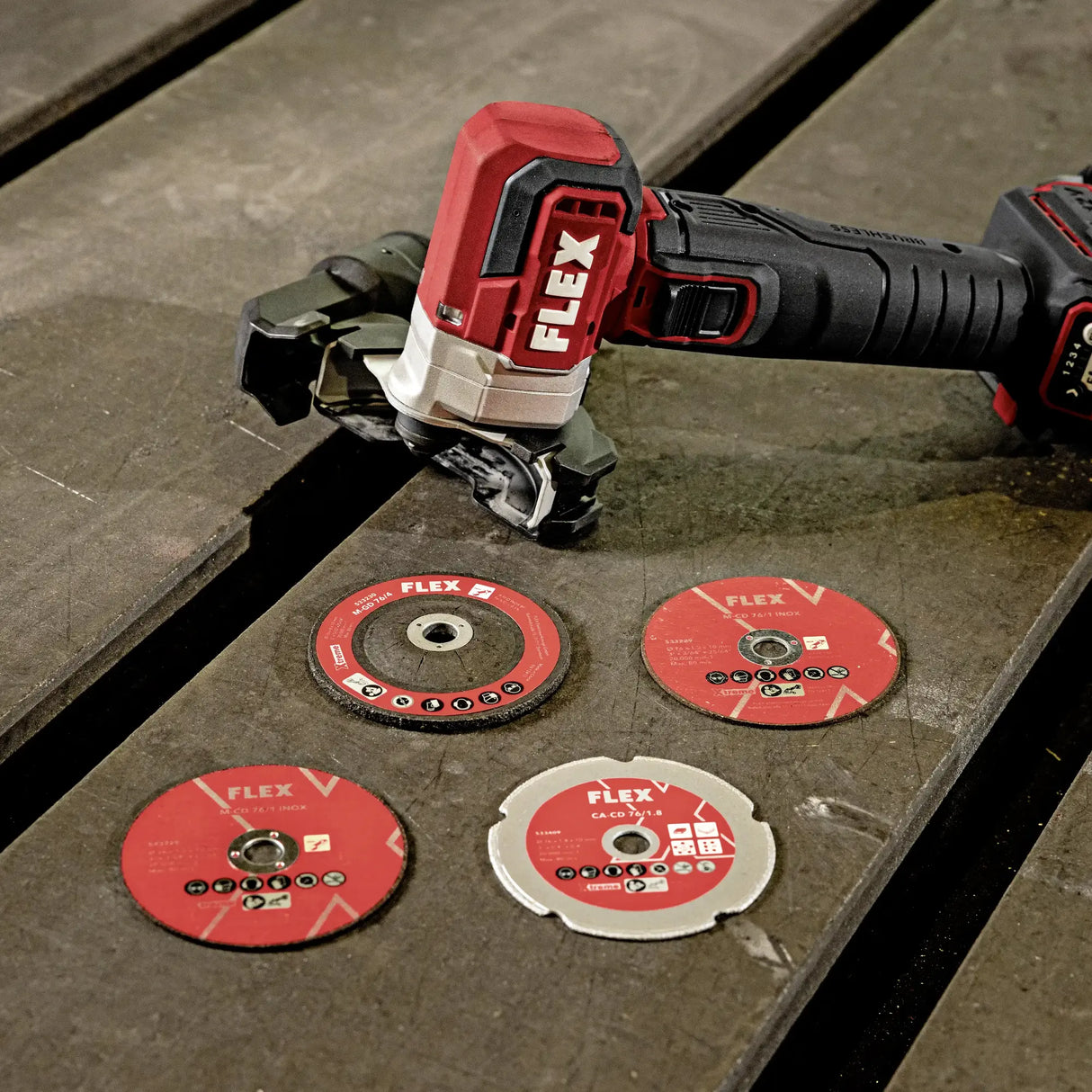 Amoladora angular Flex LBE 76 12 V CE C