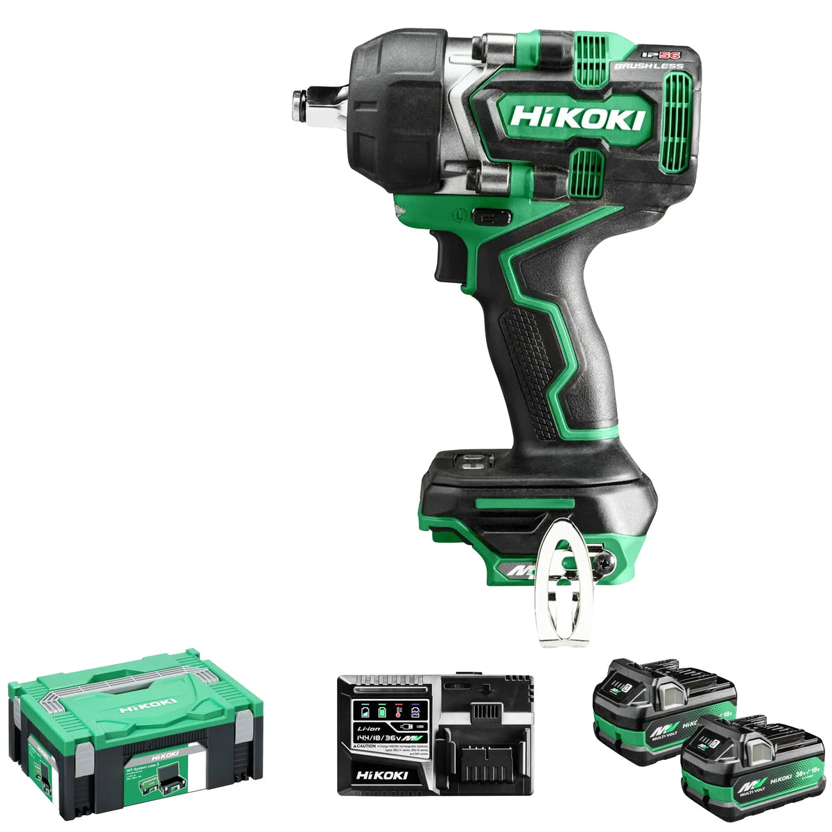 Llave de impacto HiKOKI WR36DEWRZ de 36 V