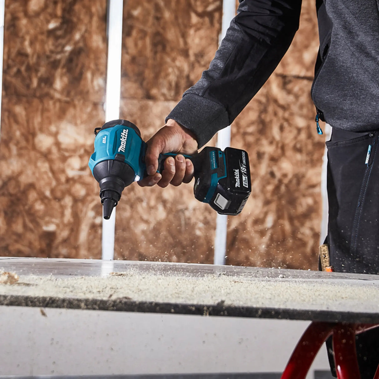 Soffiatore a pistola Makita DAS180RT 18V 5Ah