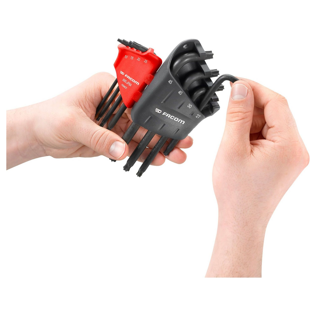 Set Chiavi TORX Facom 89S.JP8A 8 Pezzi con Portachiavi