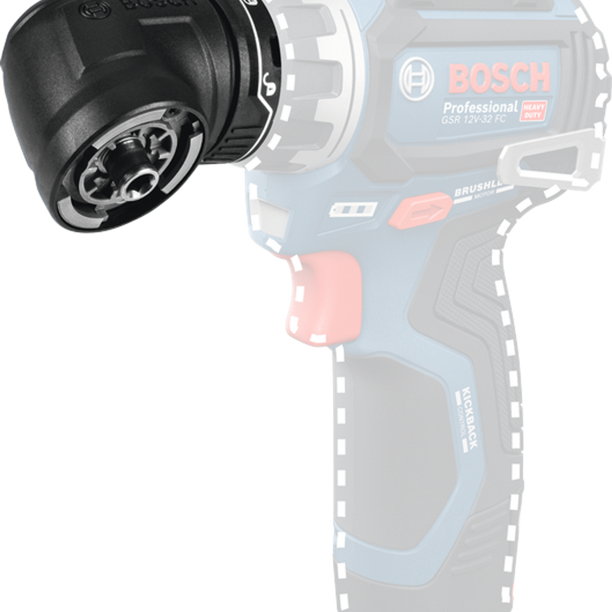 1600A00F5K - Adaptador angular Bosch GFA 12-W PRO FlexiClick - Imagen 15