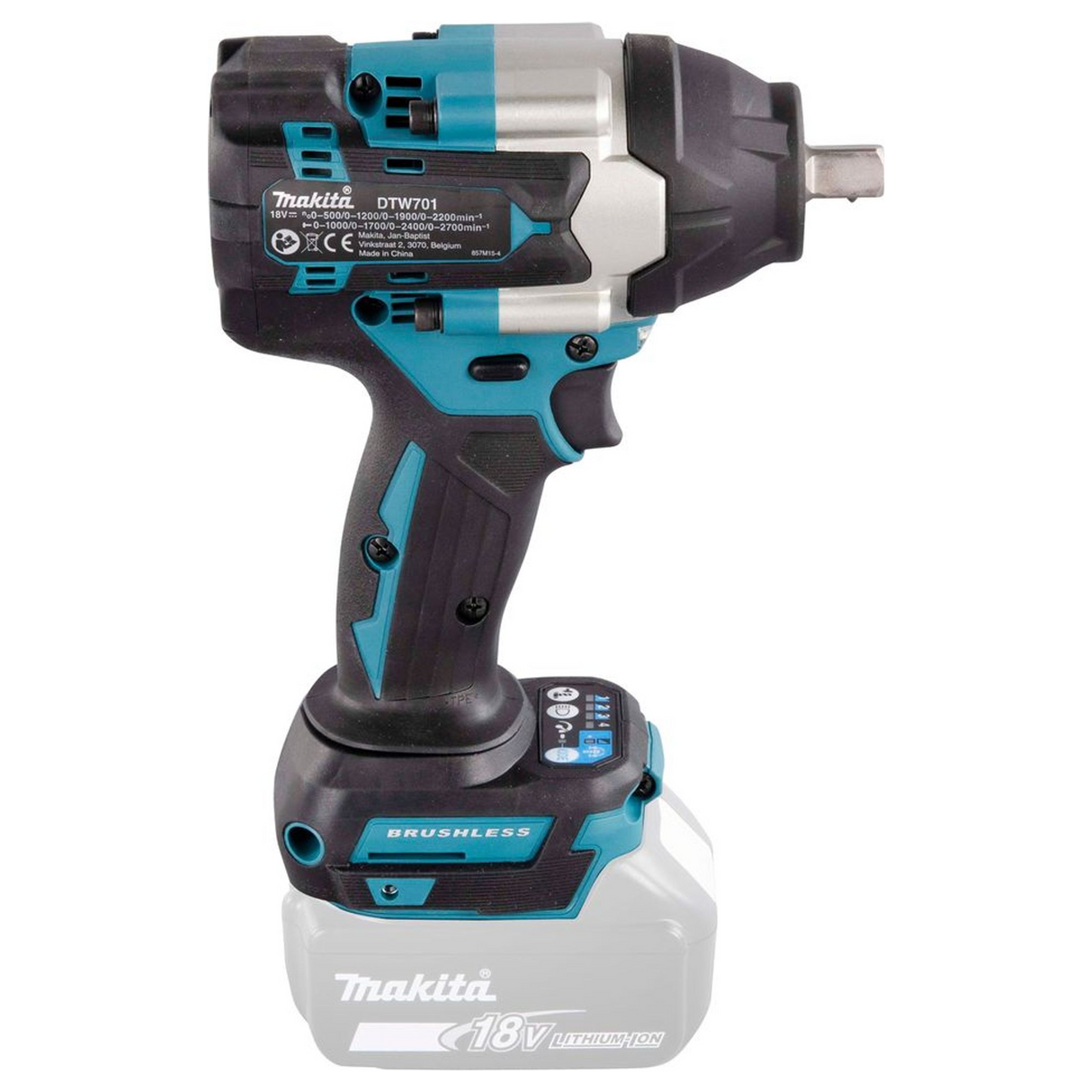 DTW701Z - Llave de impacto Makita DTW701Z 18V - Imagen 6