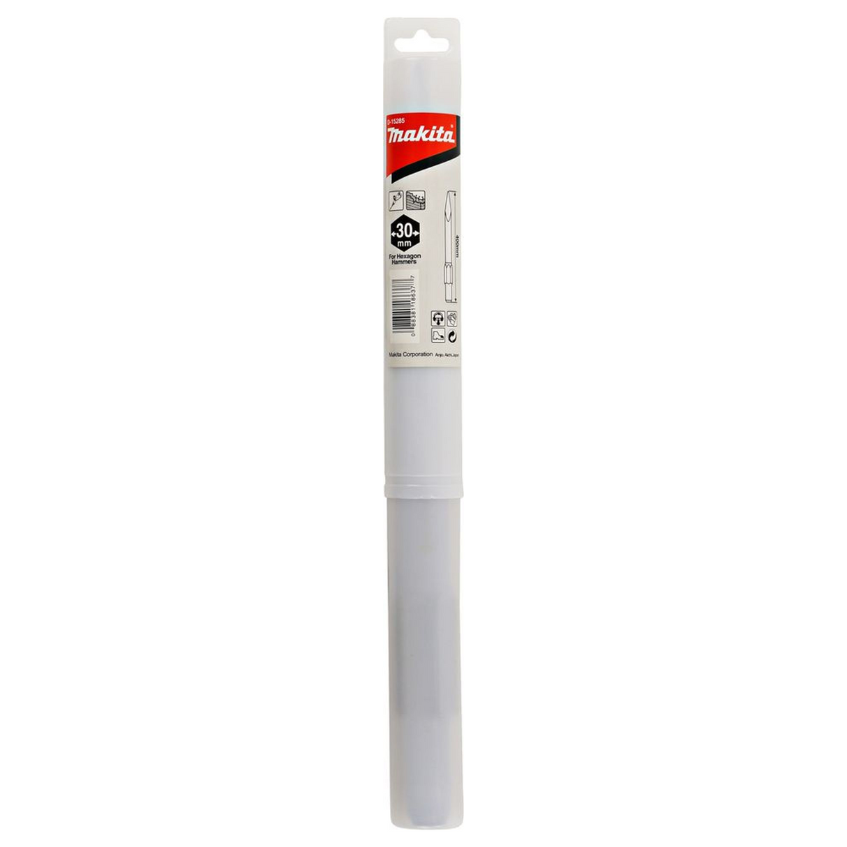 D-15285 - Cincel puntiagudo Makita D-15285 30 mm - Imagen 3