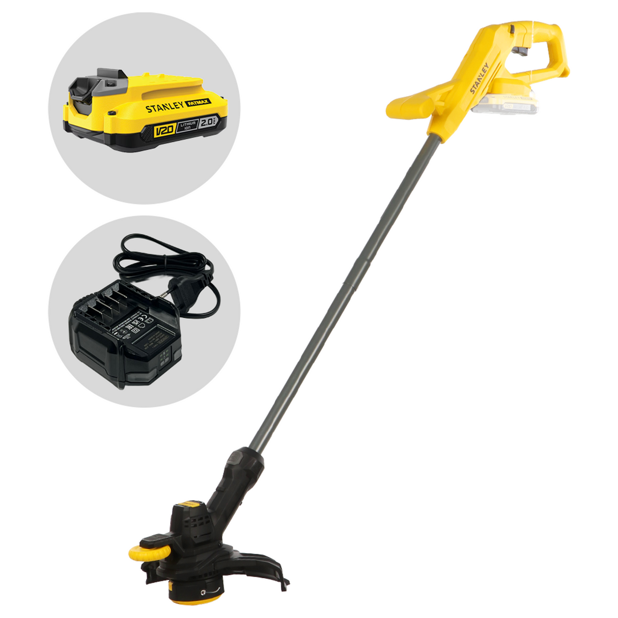 SFMCST925M1-QW - Desbrozadora Stanley SFMCST925M1-QW 18V 2Ah