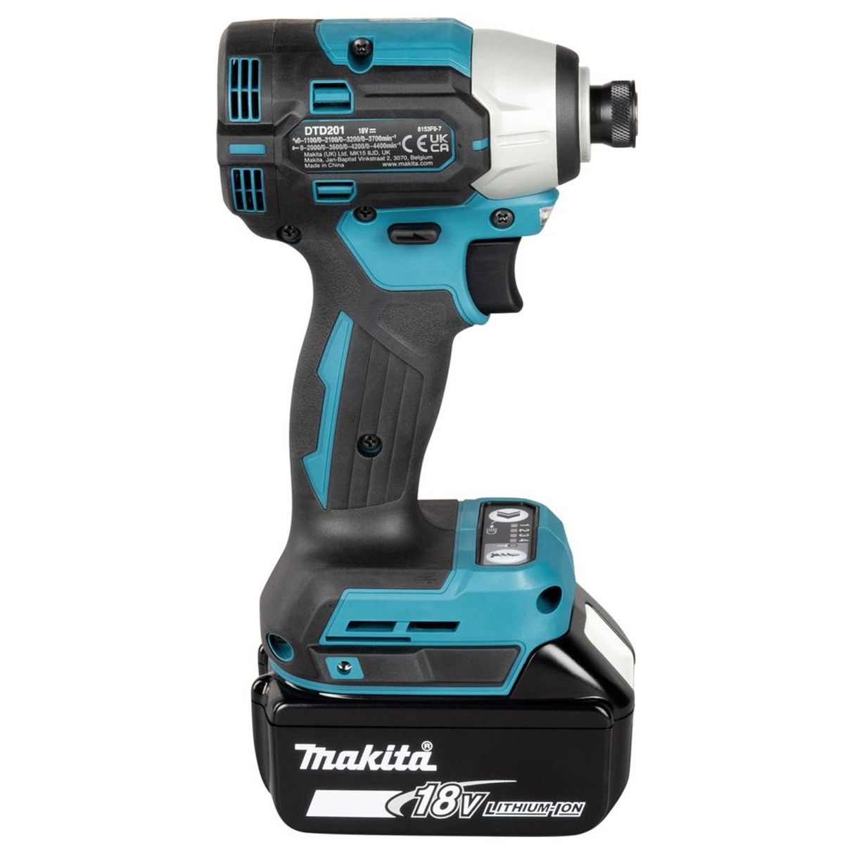 DTD201RTJ - Llave de impacto Makita DTD201RTJ 18V 5Ah - Imagen 6