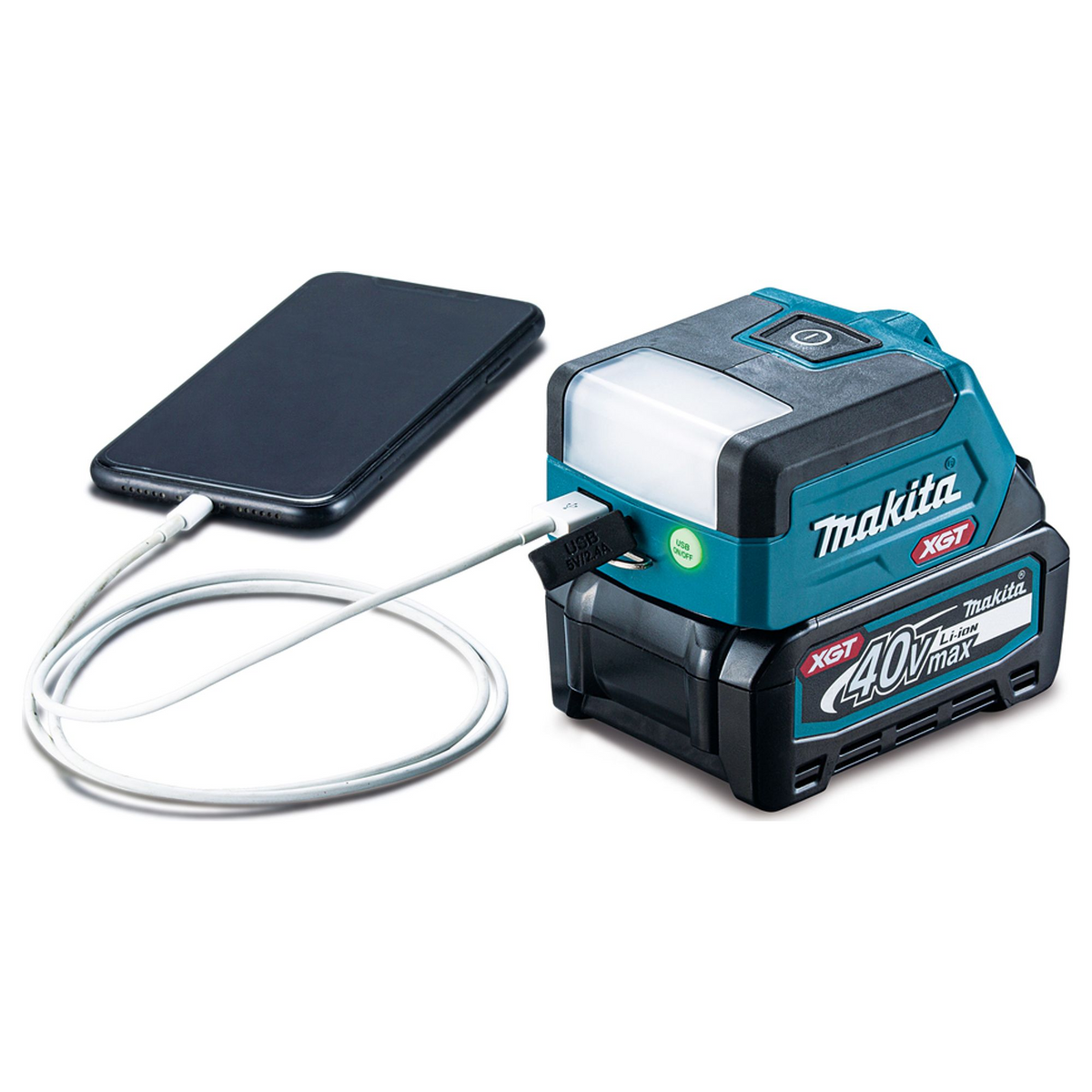 Linterna LED ML011G01 Makita ML011G01 con salida USB XGT de 40 V - Imagen 18