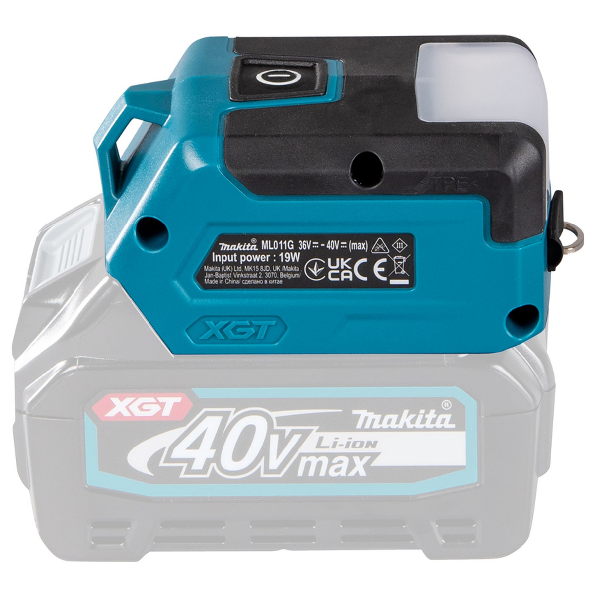 Linterna LED ML011G01 Makita ML011G01 con salida USB XGT de 40 V - Imagen 6