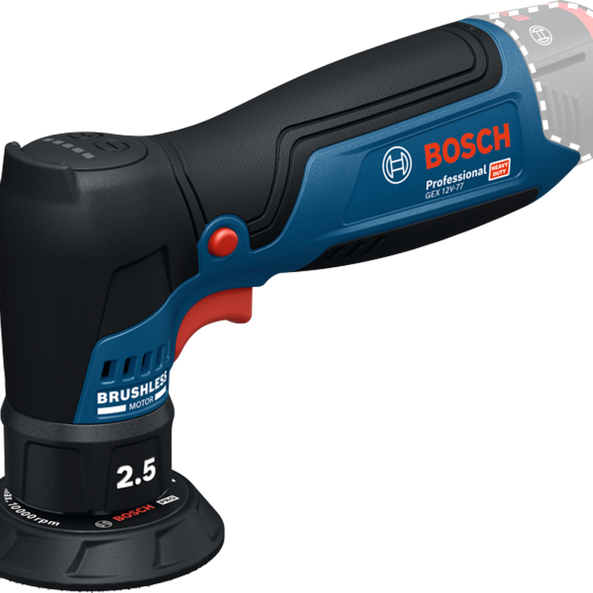 06019L2100 - Lijadora Bosch GEX 12V-77 PRO 12V - Imagen 19