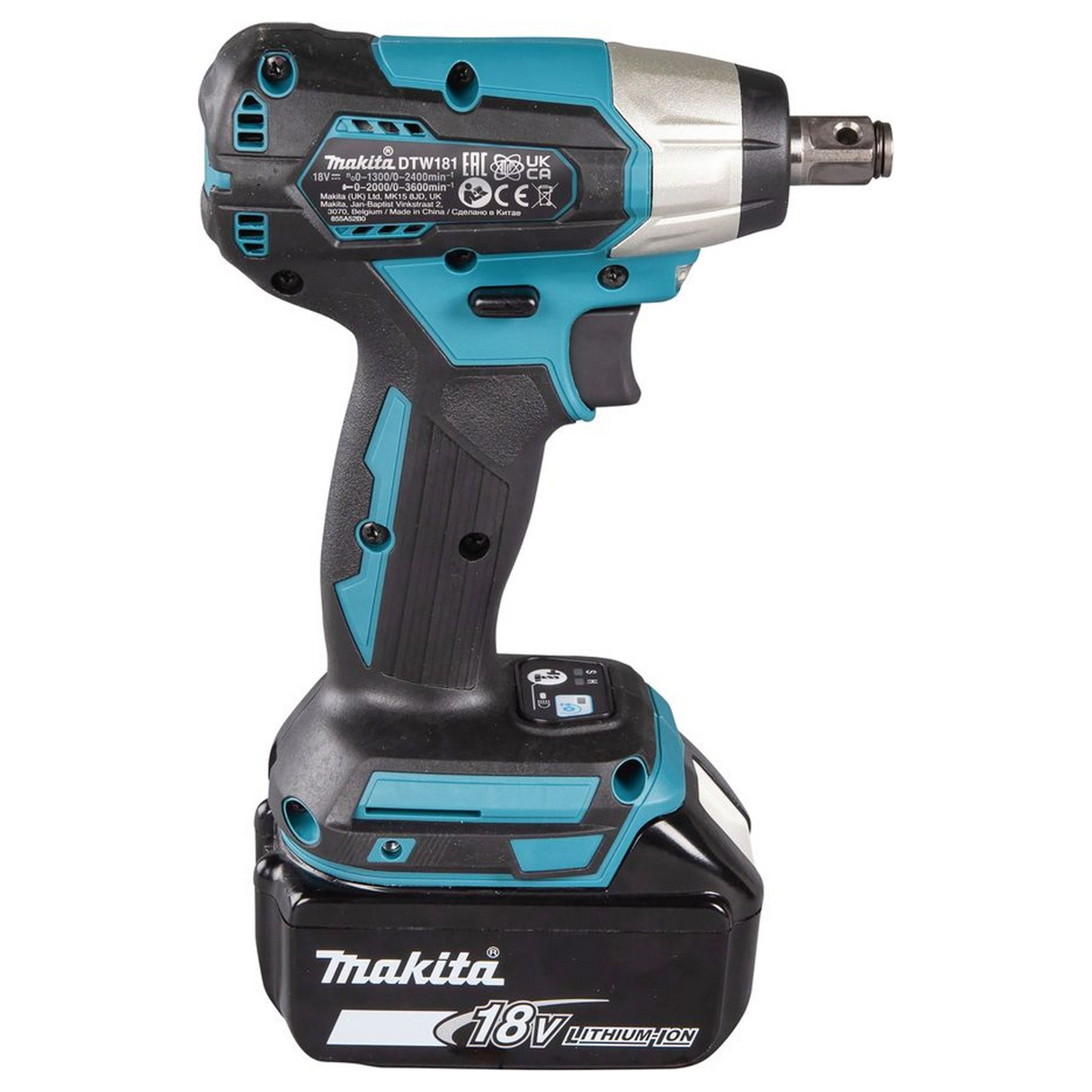 DTW181RTJ - Llave de impacto Makita DTW181RTJ 18V 5Ah - Imagen 6