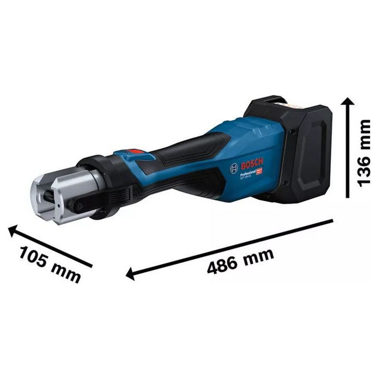 06019M2103 - Máquina de prensado Bosch GPT 18V-32 Profesional 18V - Imagen 7