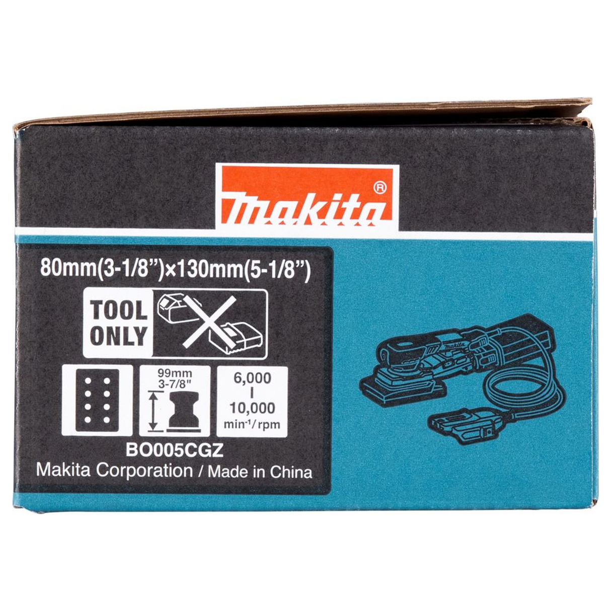 BO005CGZ - Levigatrice Orbitale Makita BO005CGZ 40V - Immagine 20