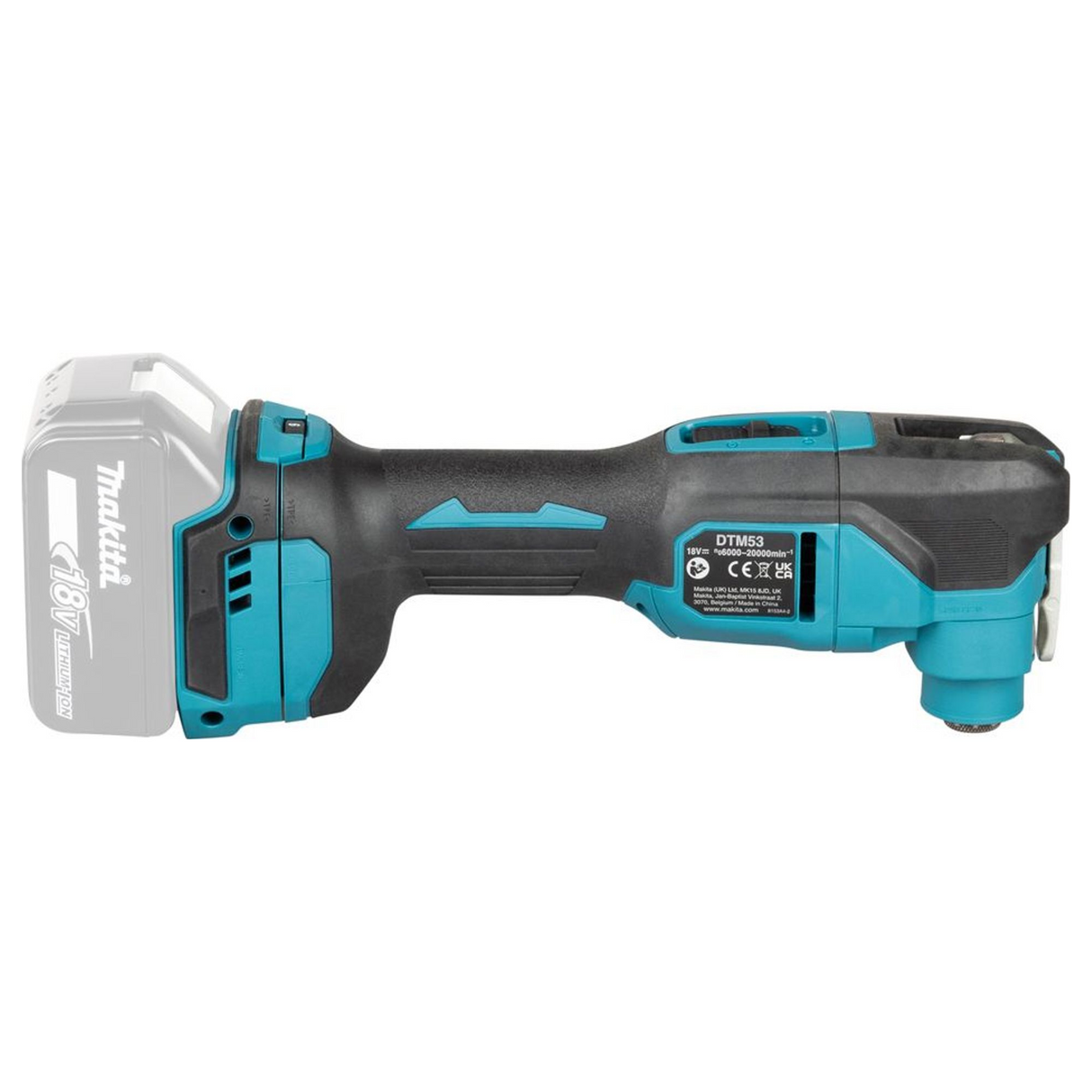 DTM53ZX1 - Herramienta multifunción Makita DTM53ZX1 18V - Imagen 6