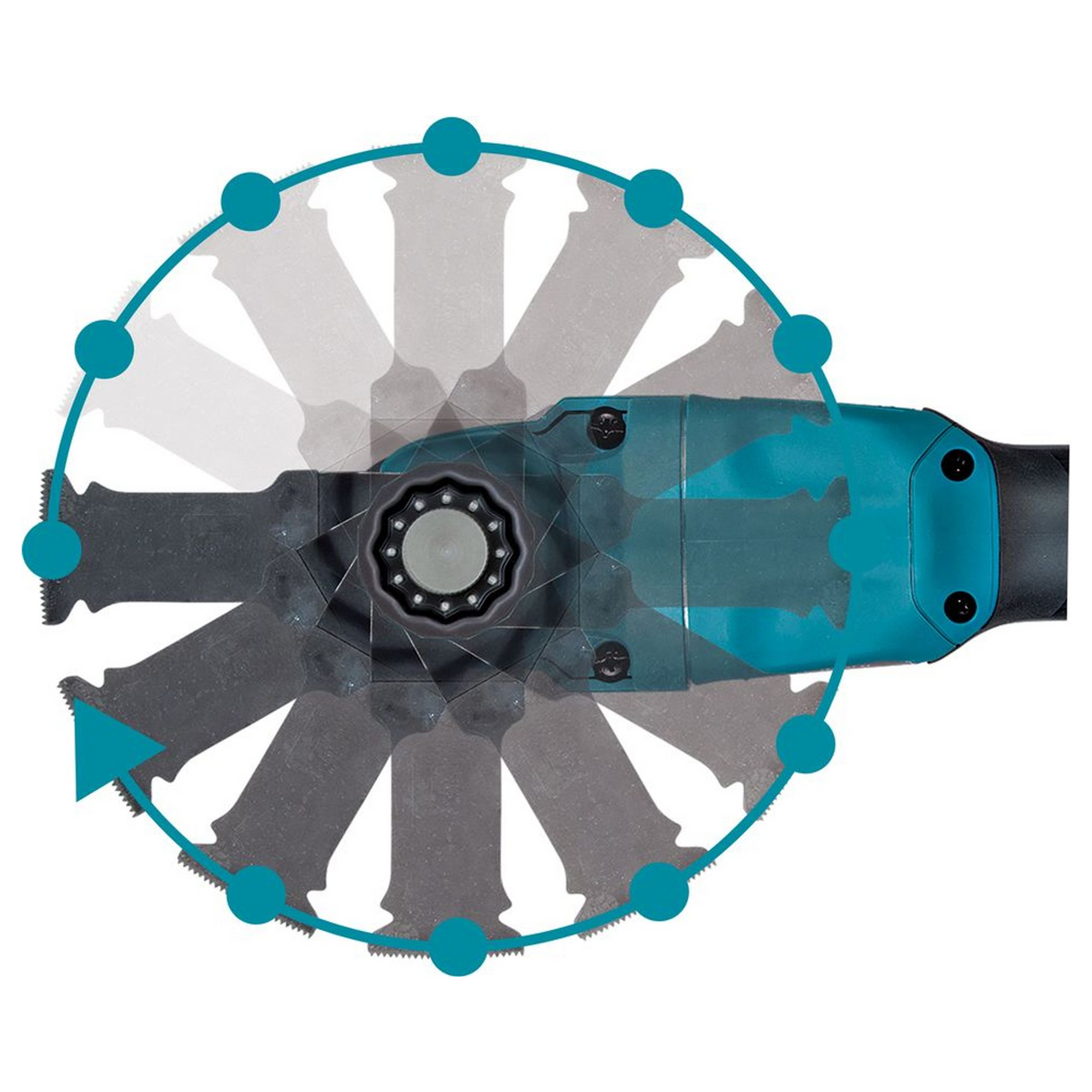DTM53RTJX1 - Herramienta multifunción Makita DTM53RTJX1 18V - Imagen 17