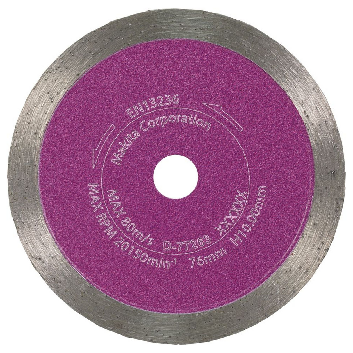 D-77263 - Disco de diamante Makita D-77263 para baldosas de 76 mm - Imagen 4
