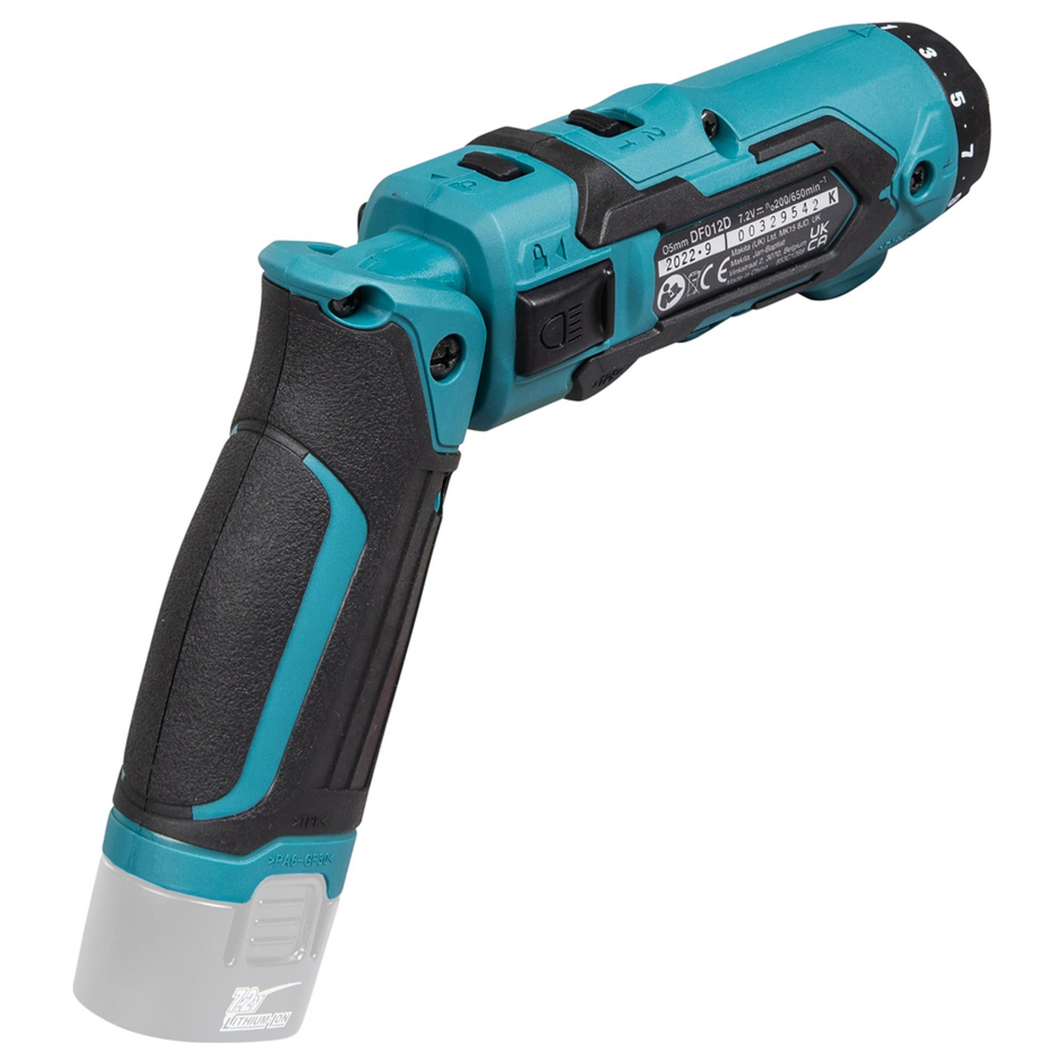 DF012DZ - Taladro atornillador Makita DF012DZ 7.2V - Imagen 5
