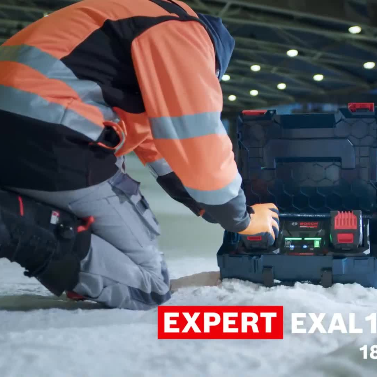 1600A02YG5 - Cargador de baterías Bosch EXAL18V2-320 profesional de 18 V - Imagen 7