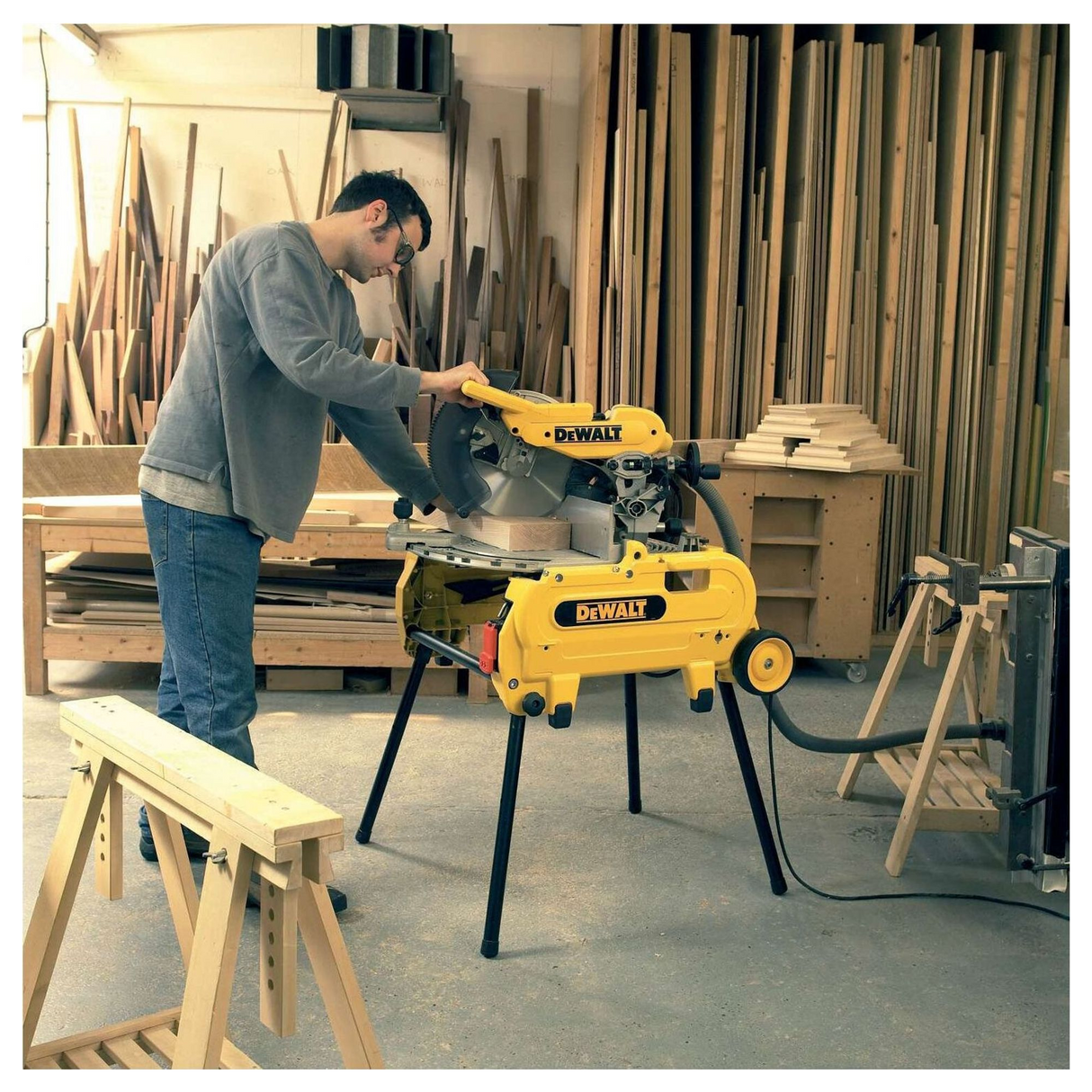 D27107-QS - Sierra combinada Dewalt D27107-QS 305 mm 2000 W - Imagen 4