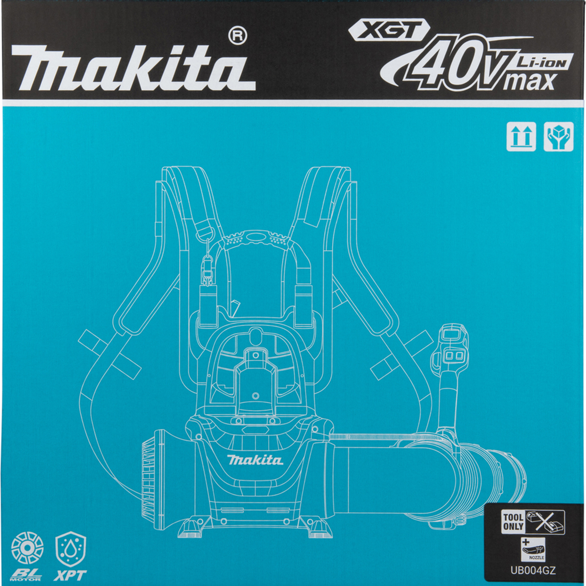 UB004GZ - Soplador de mochila Makita UB004GZ XGT 40V - Imagen 22