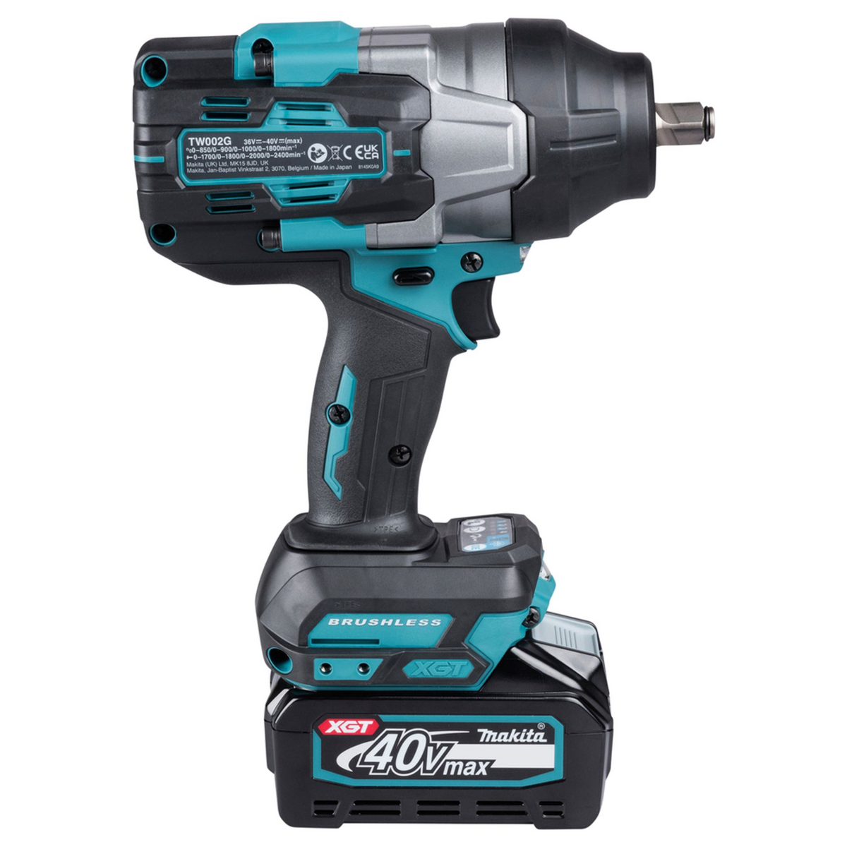 TW002GU201 - Llave de impacto Makita TW002GU201 XGT 40V 4Ah - Imagen 6