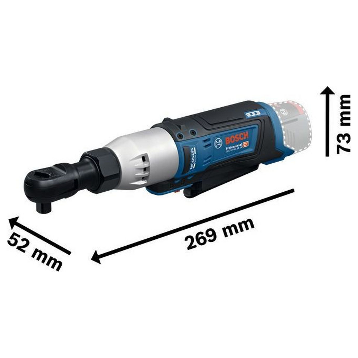 06019N8301 - Llave de carraca Bosch GRC 12V-60 3/8 SN PRO 12V - Imagen 15