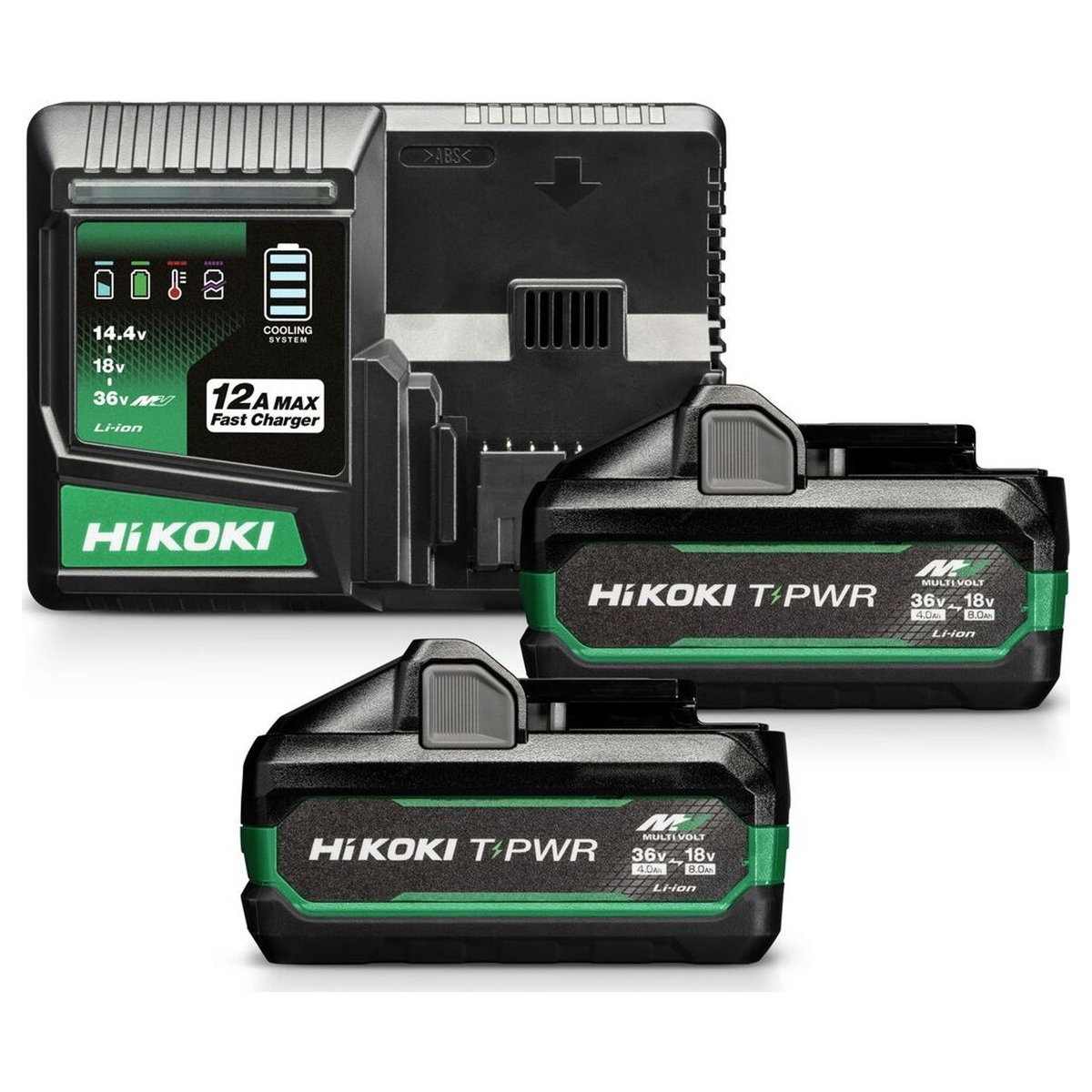 UC36YSL2WAZ - Cargador rápido de baterías HiKOKI UC36YSL2WAZ de 14,4 V a 36 V