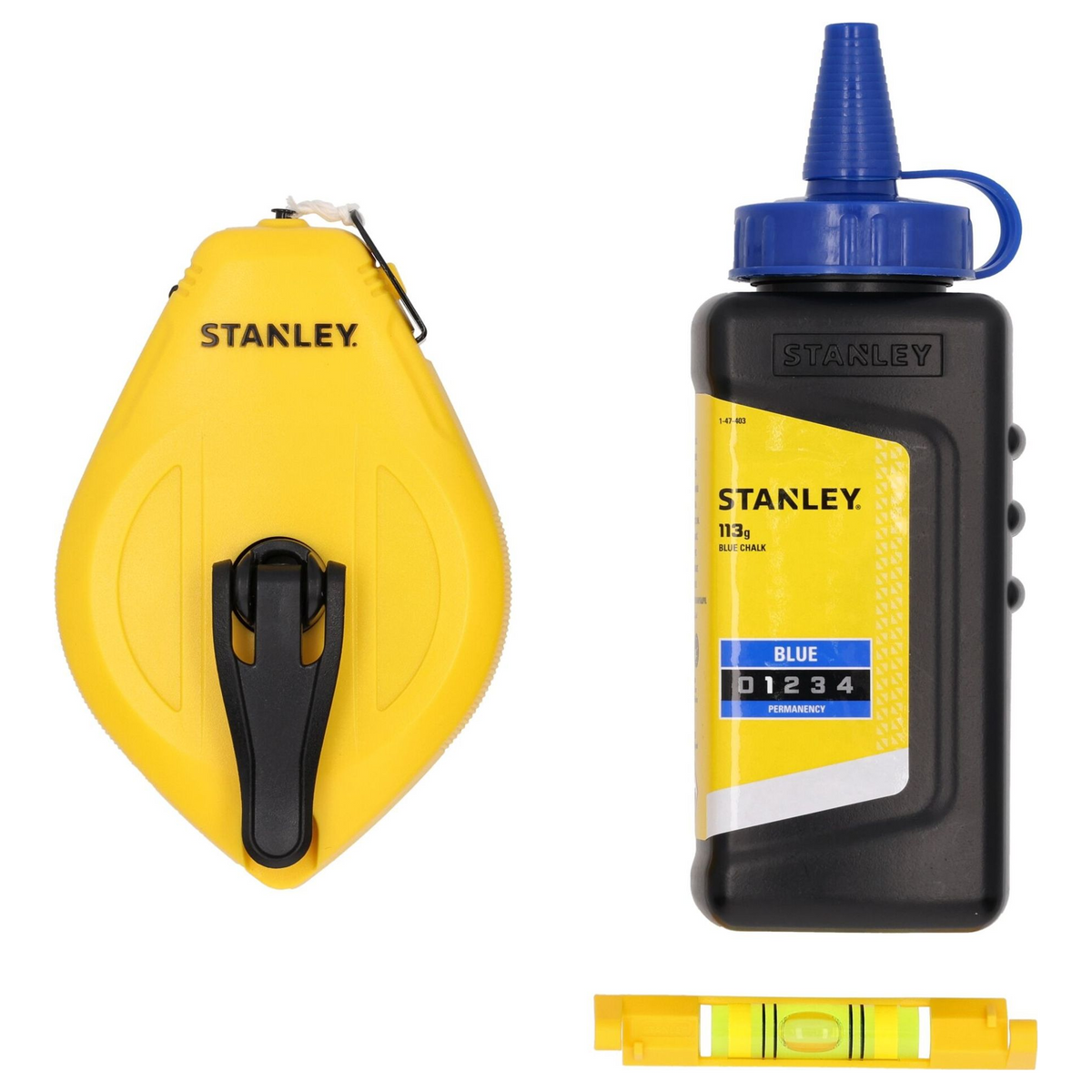 STHT47113-0 - Kit de trazadores Stanley STHT47113-0 30 m ABS con polvo azul y nivel