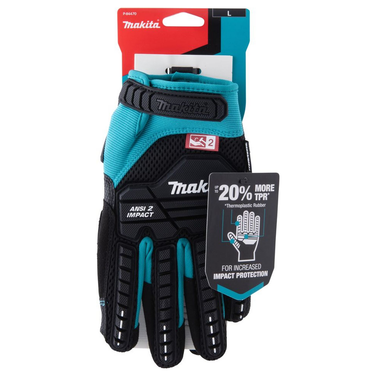 P-84470 - Guantes Makita P-84470 Demolición a prueba de golpes, tamaño L - Imagen 15
