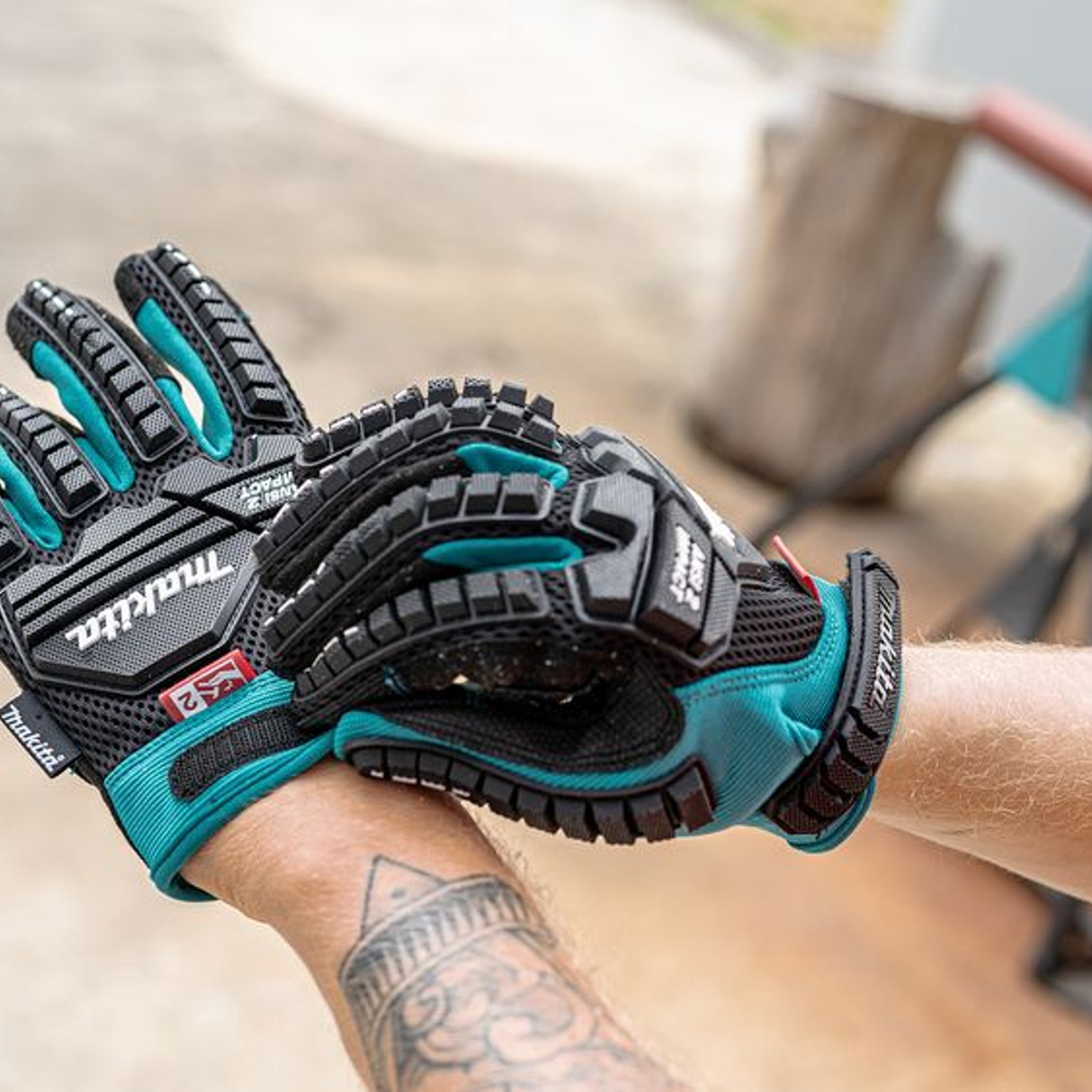 P-84470 - Guantes Makita P-84470 Demolición a prueba de golpes, tamaño L - Imagen 18