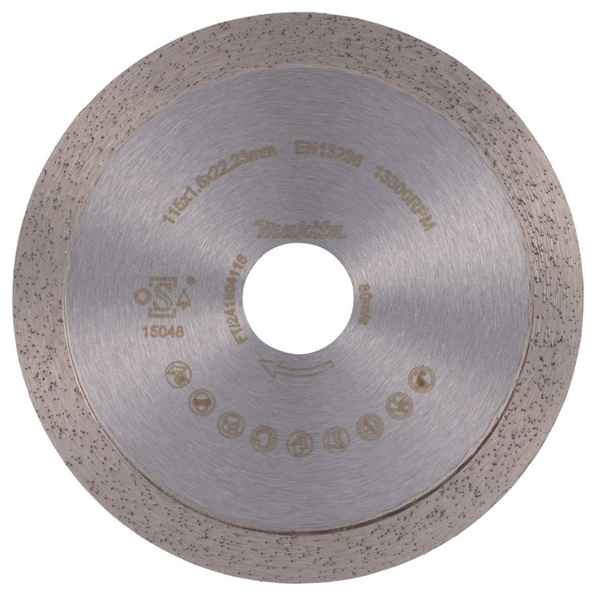 D-80210 - Disco de diamante Makita D-80210 Corona continua de 115 mm - Imagen 3