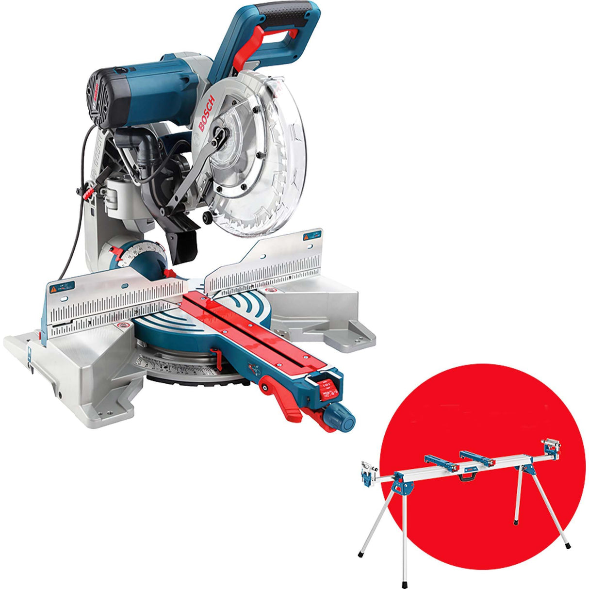 Troncatrice Bosch GCM 12 GDL + GTA 3800
