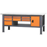 Banco da lavoro Beta C58BC-X2,1 8CA arancione