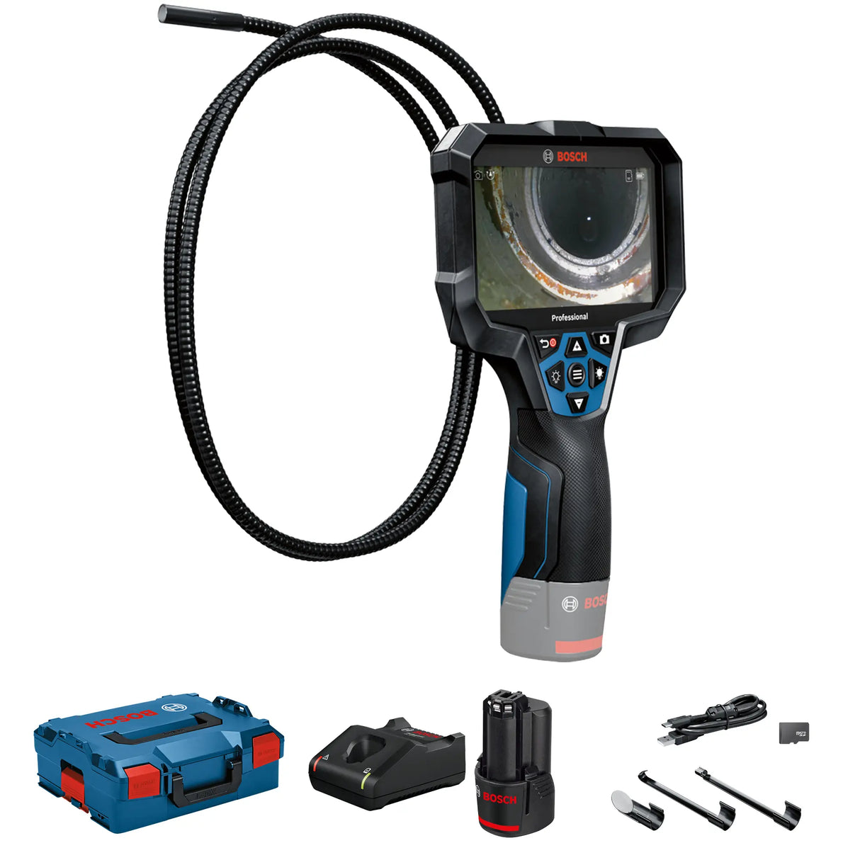 Telecamera Ispezione Bosch GIC 12V-5-27 C PRO 12V 2Ah