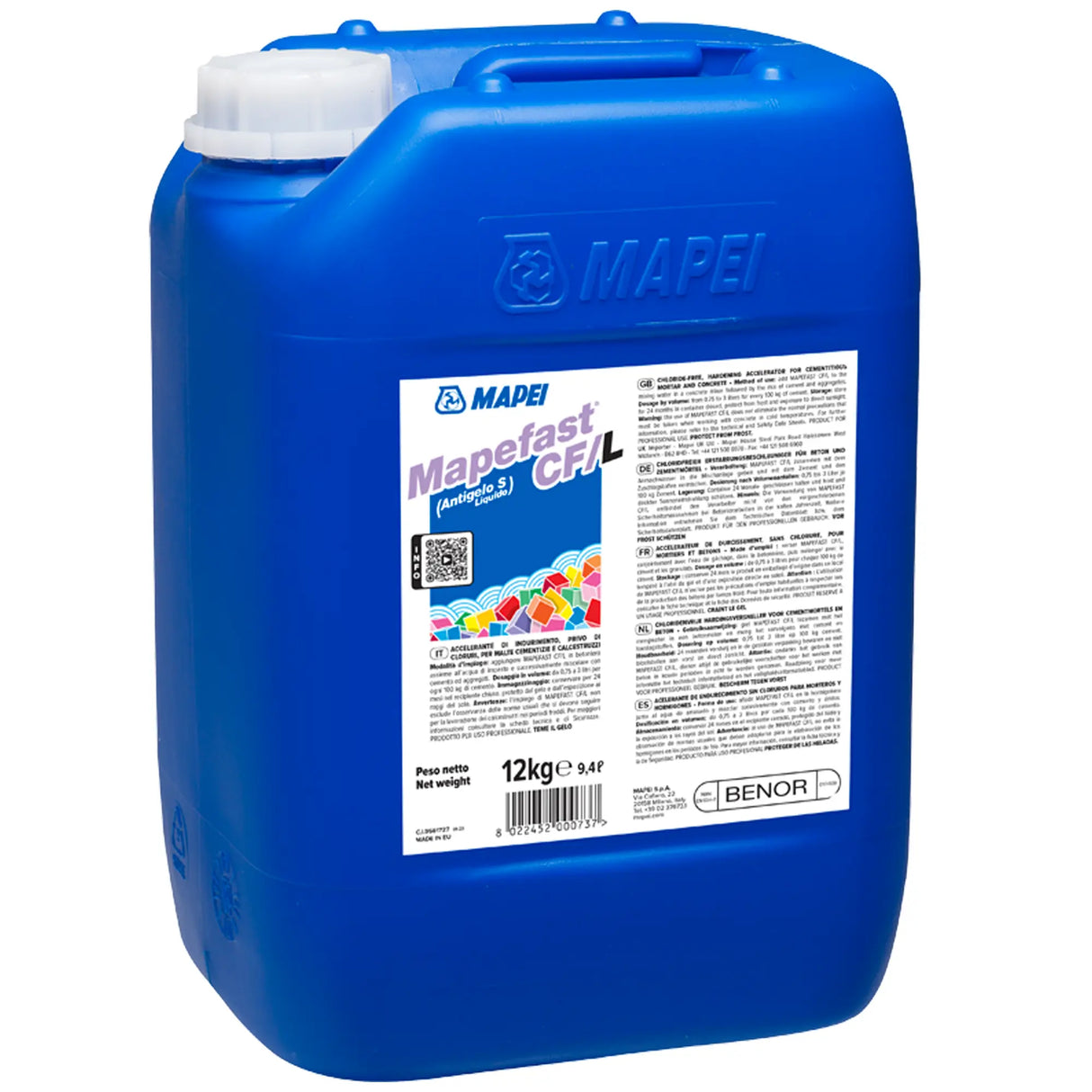 Aditivo anticongelante líquido Mapei Mapefast CF/L 6 kg