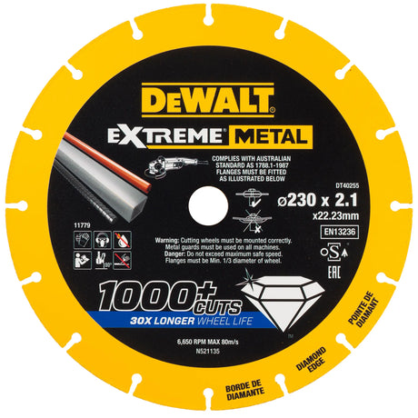 Disco de corte Dewalt DT40255-QZ