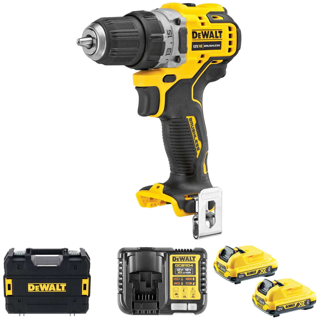 Trapano avvitatore Dewalt DCD701D2-QW 12V 2Ah