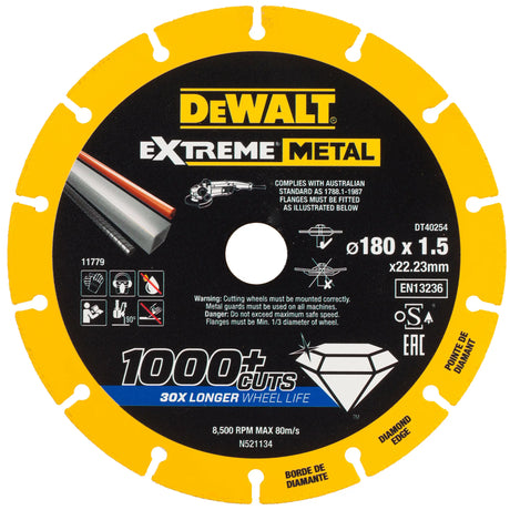 Disco de corte Dewalt DT40254-QZ