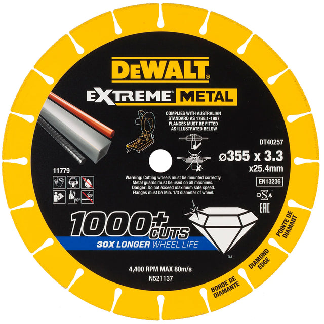 Disco de corte Dewalt DT40257-QZ