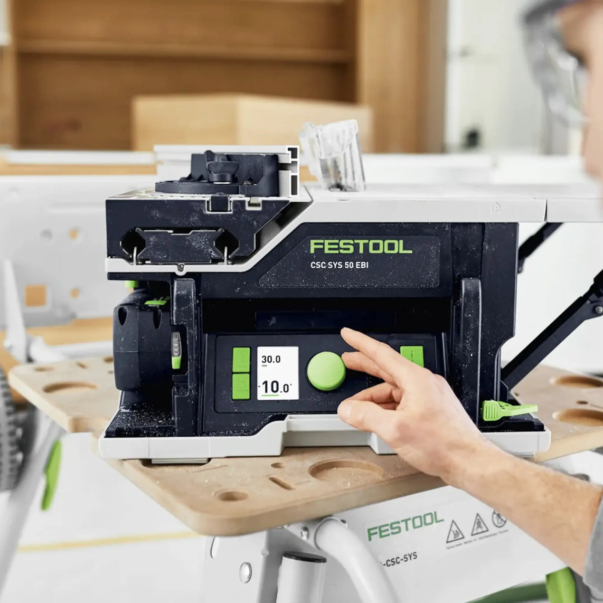 Sega Circolare da Banco Festool CSC SYS 50 EB-Basic 18V