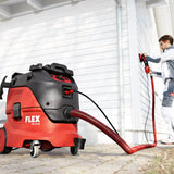 Lijadora aspiradora Flex Juego de herramientas GE 6 R-EC + VCE 33 M AC + papel de lija