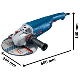06018C1300 - Smerigliatrice Bosch GWS 22-230 J PRO 2200W - Immagine 19